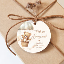 Dank u beary veel Hete luchtballon teddybeer