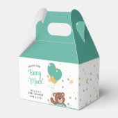 Dank u Beary Veel Schattig Baby Beer Genderneutraa Bedankdoosjes (Achterkant)