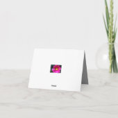 Dank u! bedankkaart (Achterkant)