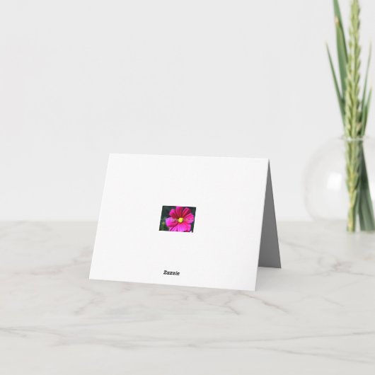 Dank u! bedankkaart (Achterkant)