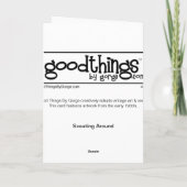 Dank u... bedankkaart (Achterkant)