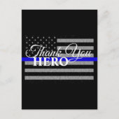 DANK U BEDANKT HET POLITIEBELEID BRIEFKAART (Voorkant)