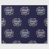 Dank u, Bedankt, tekstkunst, Cadeaupapier (Vlak)