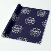 Dank u, Bedankt, tekstkunst, Cadeaupapier (Uitgerold)