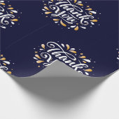 Dank u, Bedankt, tekstkunst, Cadeaupapier (Hoek)