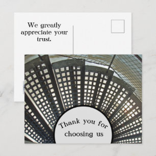 Dank U Bedrijfs Klantwaardering Uniek Briefkaart