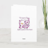 Dank u-begroet kaart (Achterkant)