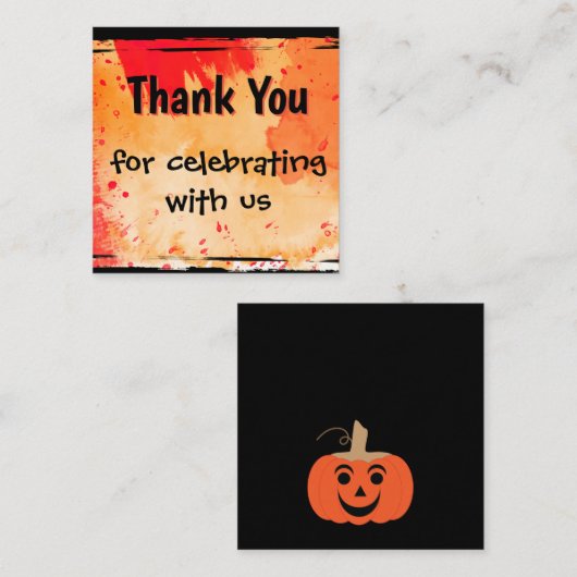 Dank u Behuizing Kaart (Voorkant / Achterkant)