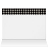 Dank u Beren Baby Jongen Douche Lumberjack Plaid (Binnen Horizontaal (Boven))