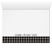 Dank u Beren Baby Jongen Douche Lumberjack Plaid (Binnen Horizontaal (Onder))