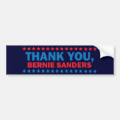 Dank u, Bernie Sanders Bumpersticker (Voorkant)