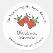 Dank u Berry Much Sticker (Voorkant)