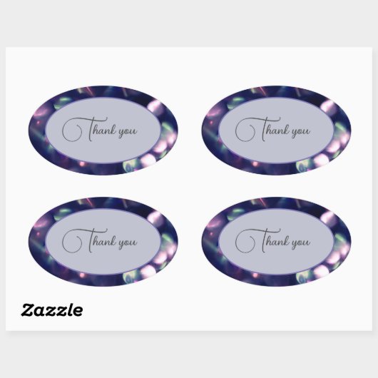 "Dank u" Berry Sparkle Sticker (Vel)