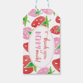 Dank u BERRY veel Favor Tag Cadeaulabel