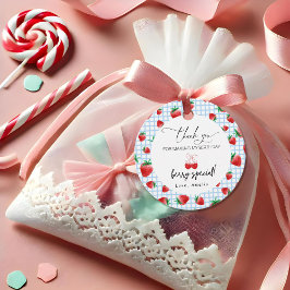 Dank u Berry Verjaardag gunst Tags Bedankjes Labels