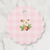 Dank u bes veel aardbei dank u bedankjes labels (Achterkant)