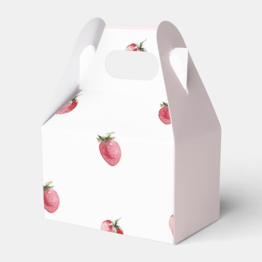 Dank u bessen veel aardbei bedankdoosjes (Achterkant)