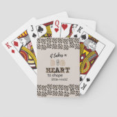 Dank u Beste Leraar Aangepaste Citaten Leopard Pri Pokerkaarten (Achterkant)