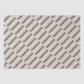 Dank u Beste Leraar Aangepaste Citaten Leopard Pri Tissuepapier (Voorkant)