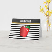 Dank u - Beste leraar Kaart (Gele Bloem)