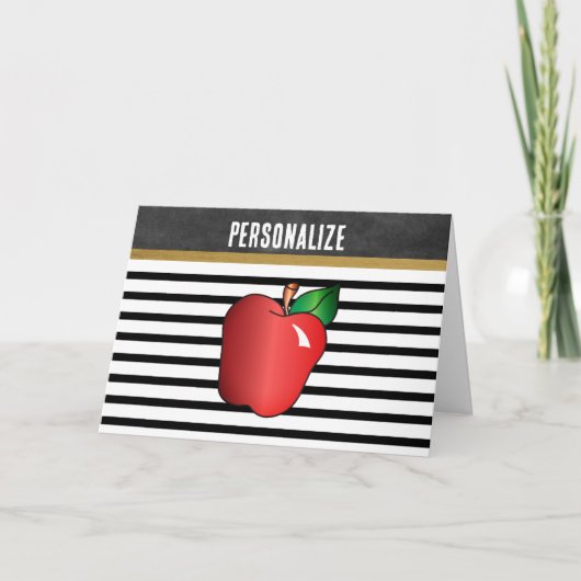 Dank u - Beste leraar Kaart (Voorkant)