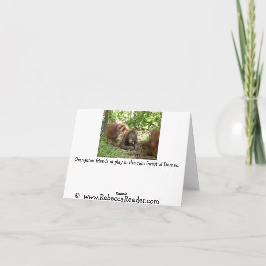 Dank u, beste vrienden bedankkaart (Achterkant)