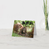 Dank u, beste vrienden bedankkaart (Voorkant)