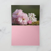 Dank u Beste Wens Trouwen Nodig Romantisch uit Bedankkaart (Binnen)