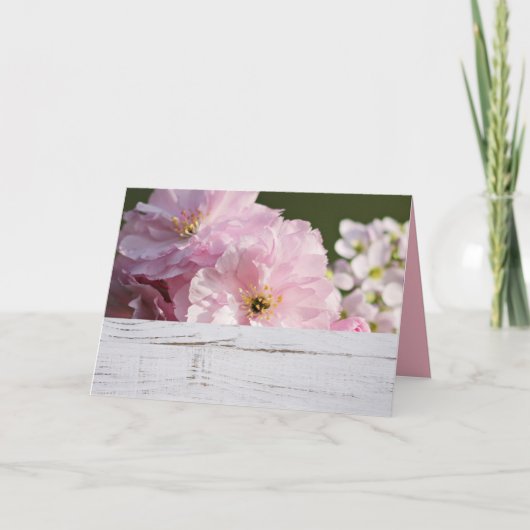 Dank u Beste Wens Trouwen Nodig Romantisch uit Bedankkaart (Voorkant)