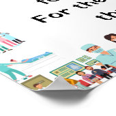 Dank u, beste ziekenhuispersoneel poster (Hoek)