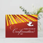 Dank u, Bevestiging Persoonlijk, Cust Bedankkaart (Staand voorkant)