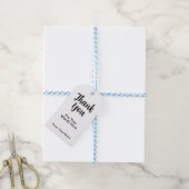 Dank u bewerkbare Gift Label Minimalist Cadeaulabel (Met Touw)