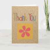 Dank u bewerken kaart (Voorkant)