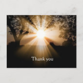 Dank u Bijbel Schrift Zonsopgang Brekend landschap Briefkaart (Voorkant)