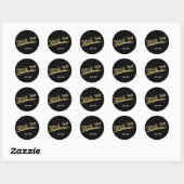 DANK U Black & Gold Custom Chic Sticker (Vel)