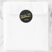 DANK U Black & Gold Custom Chic Sticker (Tas)