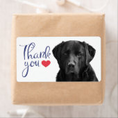 Dank u Black Labrador Retriever Sticker (Insitu)