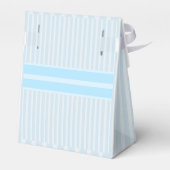 Dank u Blauw Baby shower Snoep Favor Box Bedankdoosjes (Achterkant)