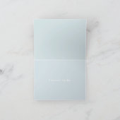 Dank u blauw card.pacific bedankkaart (Binnen)