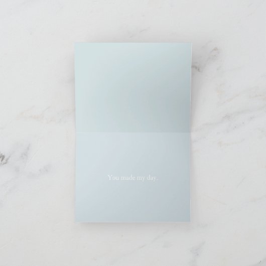 Dank u blauw card.pacific bedankkaart (Binnen)