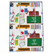 DANK U BLAUW Leerleraar Medium Cadeauzakje (Achterkant)