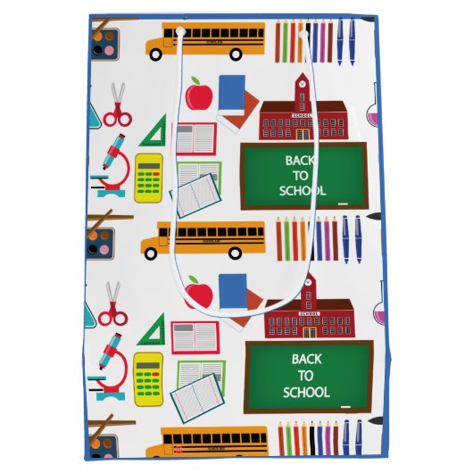 DANK U BLAUW Leerleraar Medium Cadeauzakje (Achterkant)