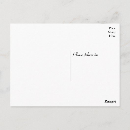 Dank u blauw, turquoise en Paarse Waterverf Briefkaart (Achterkant)