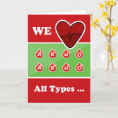 Dank u bloeddonor, we houden van alle soorten kaart (Gele Bloem)