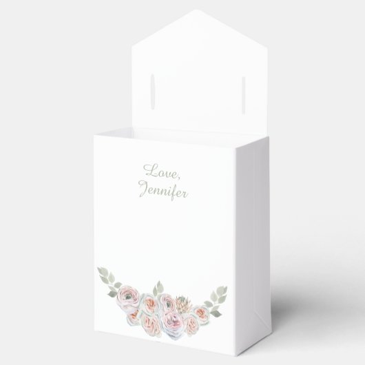 Dank u Bloemen gunstbox Bedankdoosjes (Geopend)