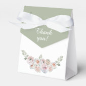 Dank u Bloemen gunstbox Bedankdoosjes (Voorkant Zijde)