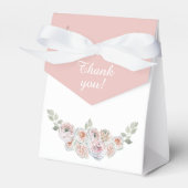 Dank u Bloemen gunstbox Bedankdoosjes (Voorkant Zijde)