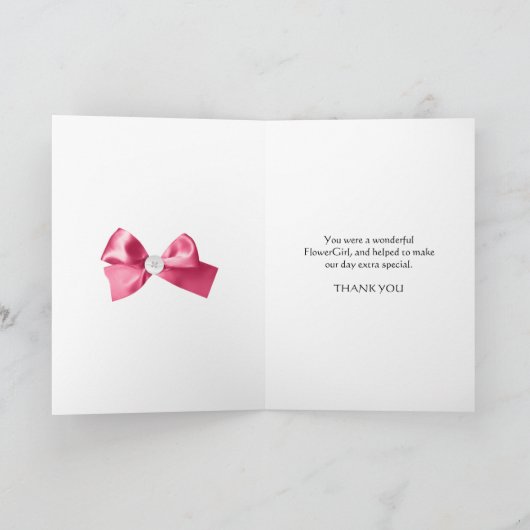 Dank u Bloemenmeisje, de kaart van de (Binnen)