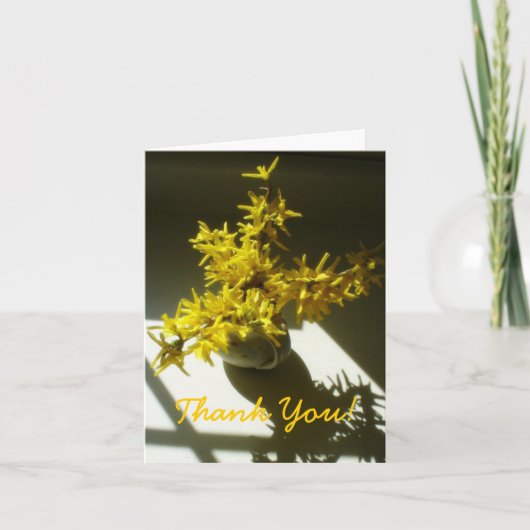 Dank u Boeket Bedankkaart (Voorkant)