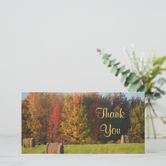 Dank U Boerderij Scene Bedankkaart (Staand voorkant)